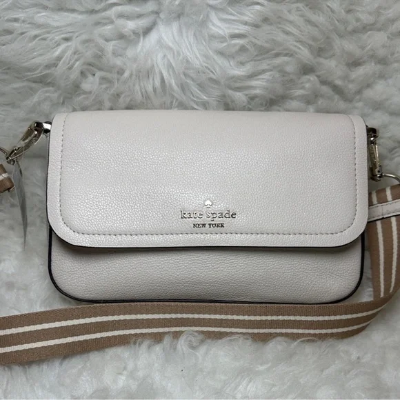 NWT Kate Spade ROSIE Crossbody Bag with Tan Strap & matching Coin pouch